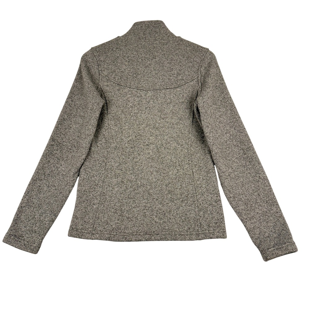 The North Face 1/4 Zip Fleece Sweater Pullover Womens Small Gray - Picture 2 of 12